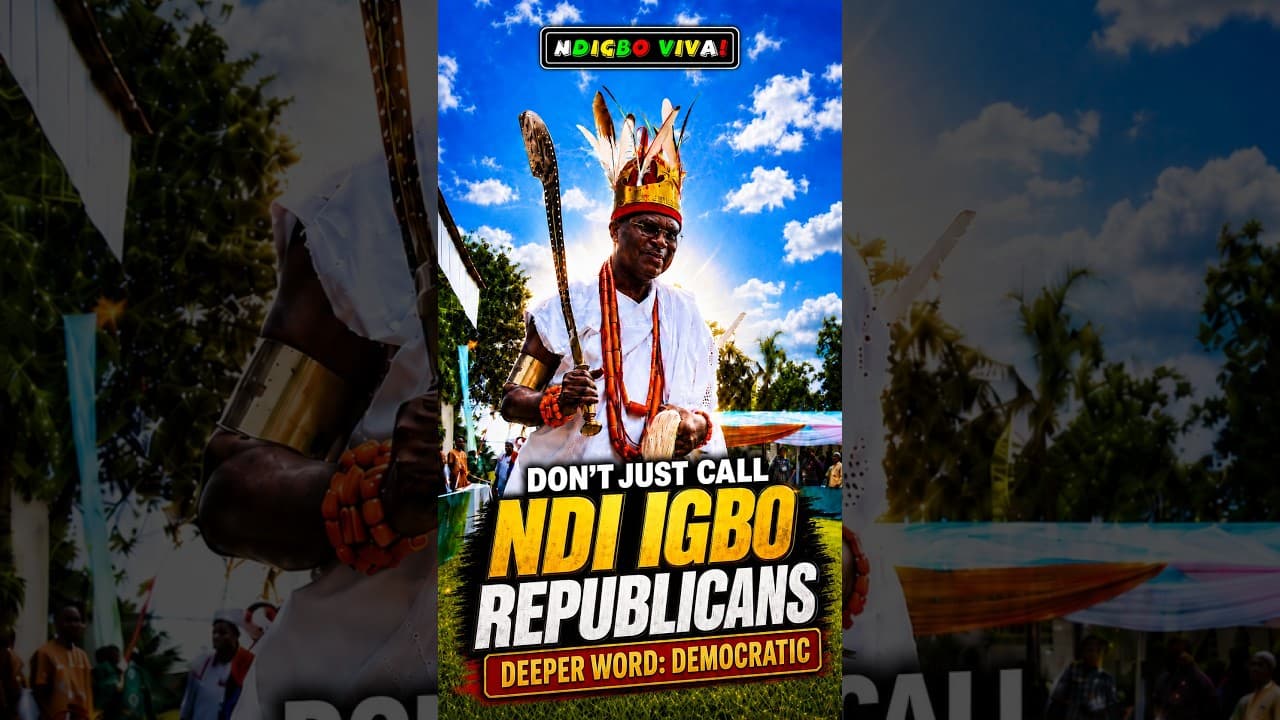 WHY NDI IGBO WERE NEVER JUST REPUBLICANS