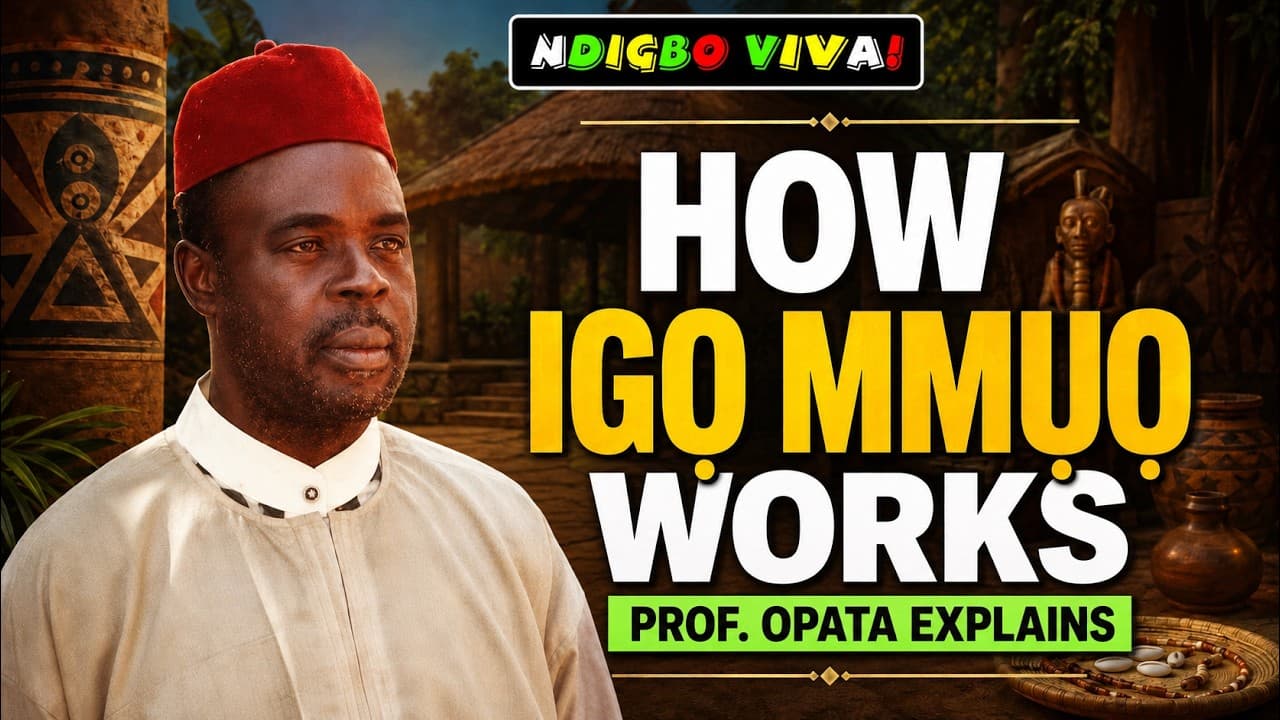 WHAT NDI IGBO ACTUALLY DO WITH ANCESTORS