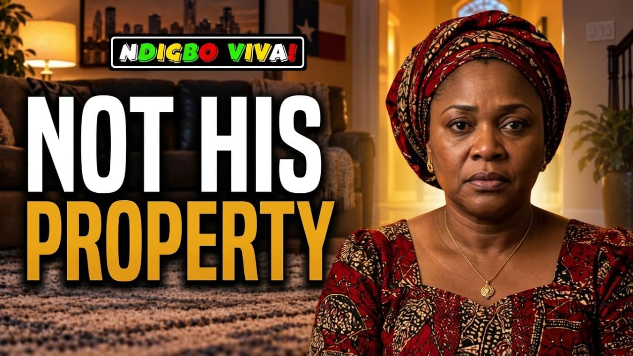 THE FORGOTTEN IGBO CUSTOM THAT STOPPED DOMESTIC TYRANNY